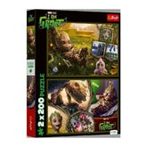 Trefl 2-in-1 Marvel Guardians of The Galaxy: I Am Groot Puzzle - 200 Pcs | 13315